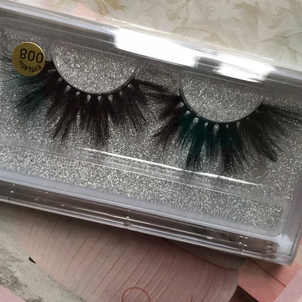 25 mm /3D mink eye lashes extra long extra thick#8